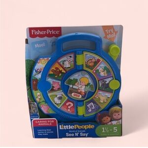 Fisher-Price Blue Animal Sound Wheel